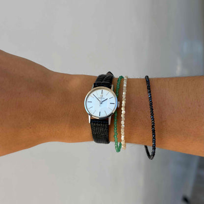 Omega Dainty Watch: Ladies 60s Silver Mechanical Silver White Dial with Box