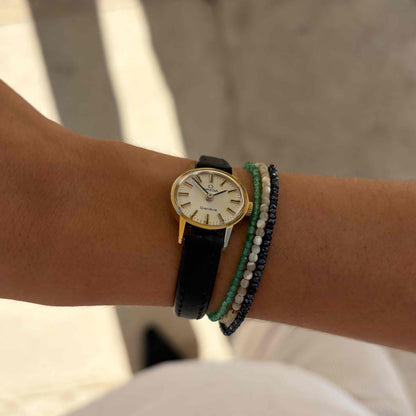 Omega Geneve Dainty: Ladies 70s Hand-Wound Sunburst White Dial