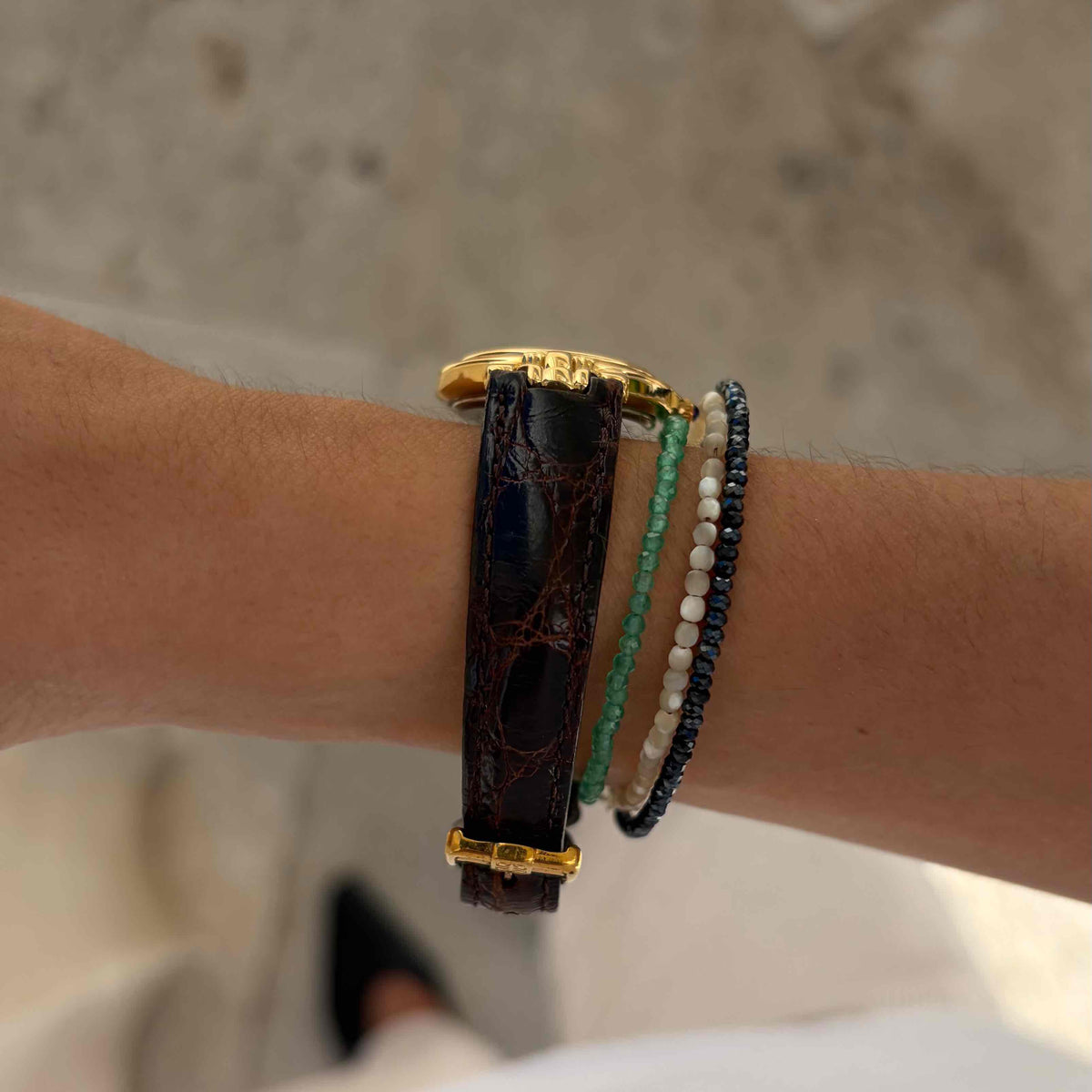 Givenchy Cocktail Watch: Vintage Ladies 90s Champagne Sunburst Dial - MINT