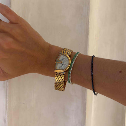 Jean d’Eve Sectora: Vintage Ladies Jumping Hour 80s Sector Ghost Dial