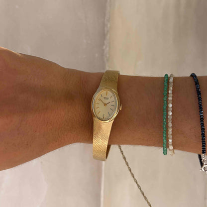 Seiko Cocktail Watch: Ladies Vintage 70s Champagne Dial - MINT
