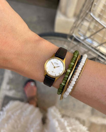 Doxa Dainty Watch: Ladies 60s Mechanical White Dial Small Seconds