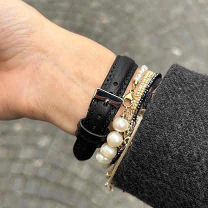 Osco Moon Phase Watch: Ladies 90s Gold with Roman Numerals Blue White Dial