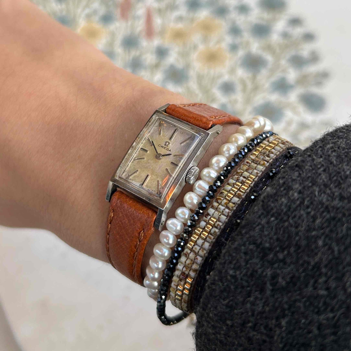 Omega Tank Watch: Vintage Ladies 60s Iconic Mechanical and White Dial