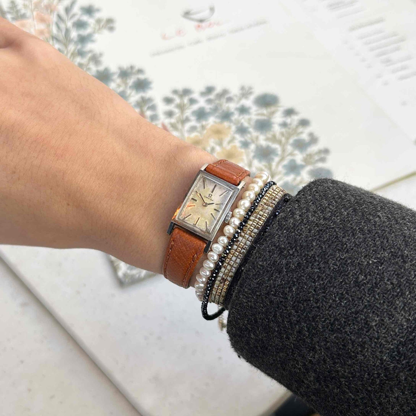 Omega Tank Watch: Vintage Ladies 60s Iconic Mechanical and White Dial