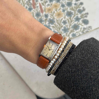 Omega Tank Watch: Vintage Ladies 60s Iconic Mechanical and White Dial