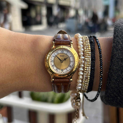 Seiko Age of Discovery: Ladies Watch 80s Gold Roman Numerals