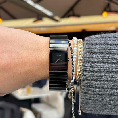 Rado Diastar Ceramic: Vintage Ladies 00s with Golden Hands