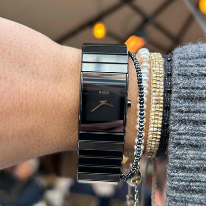 Rado Diastar Ceramic: Vintage Ladies 00s with Golden Hands