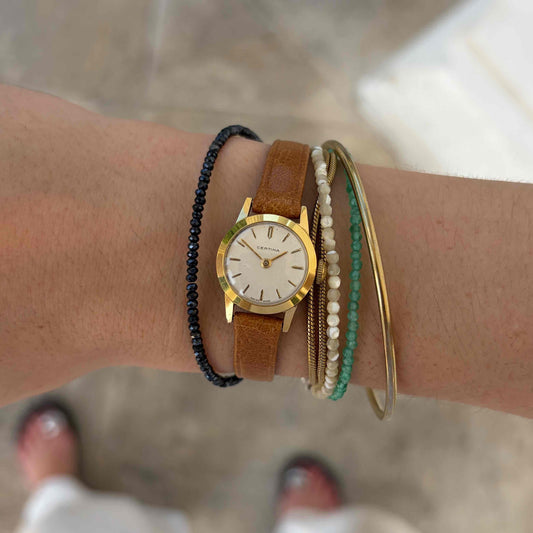 Certina Cocktail Watch: Ladies 60s Mechanical Iconic with White Dial