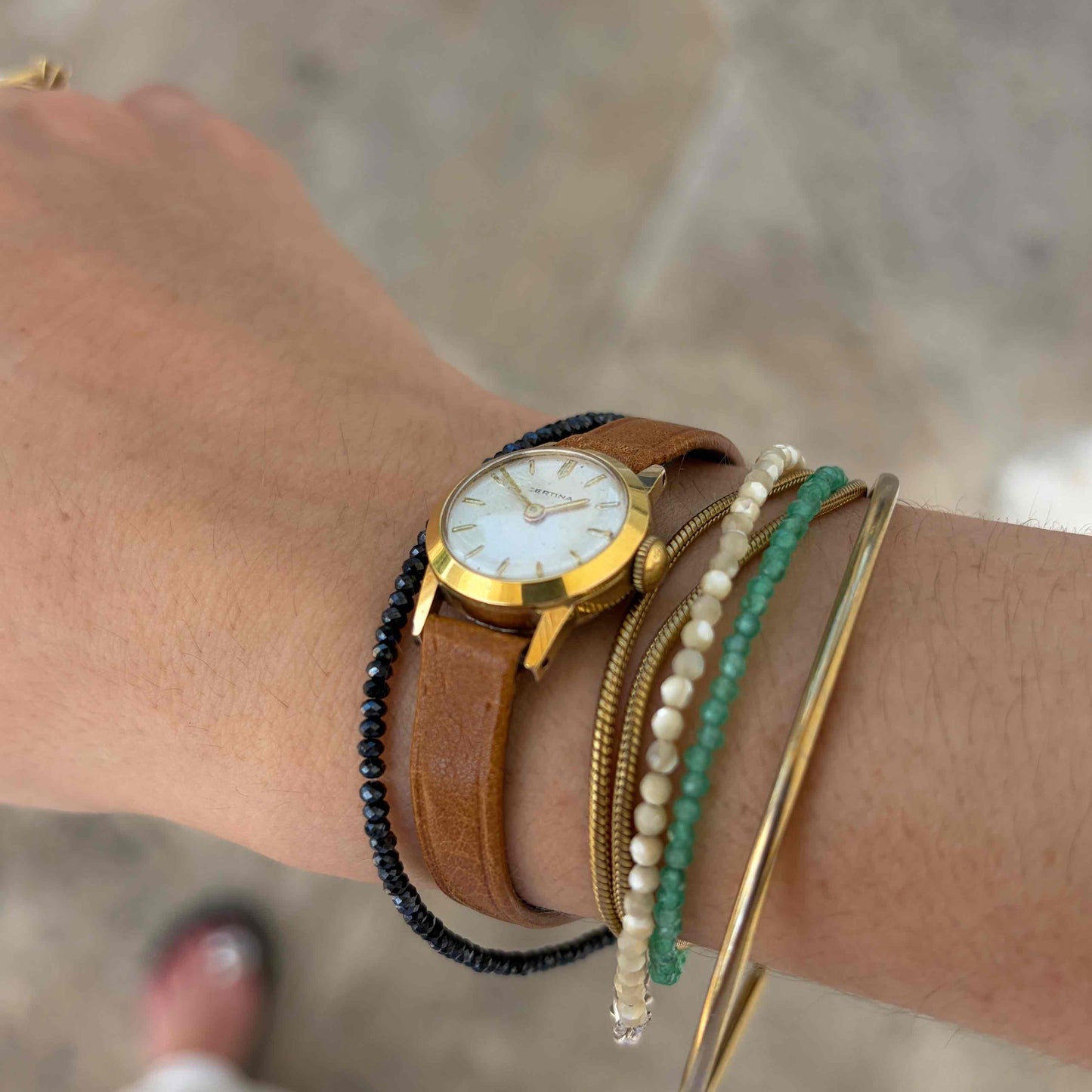 Certina Cocktail Watch: Ladies 60s Mechanical Iconic with White Dial