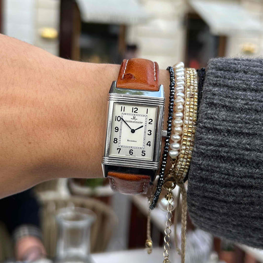 Jaeger-LeCoultre Reverso: Ref.250.8.08 Vintage White Sunburst Dial 90s Quartz