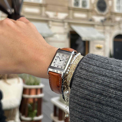 Jaeger-LeCoultre Reverso: Ref.250.8.08 Vintage White Sunburst Dial 90s Quartz