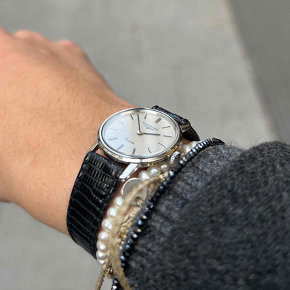 Longines Vintage Watch: Ladies 80s Minimal White Dial - NOS