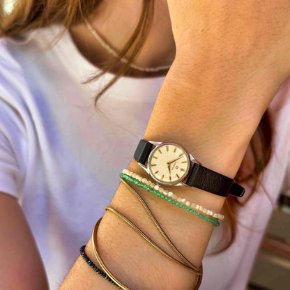 Omega Cocktail Watch: Vintage Ladies 50s Hand-Wound with White Dial