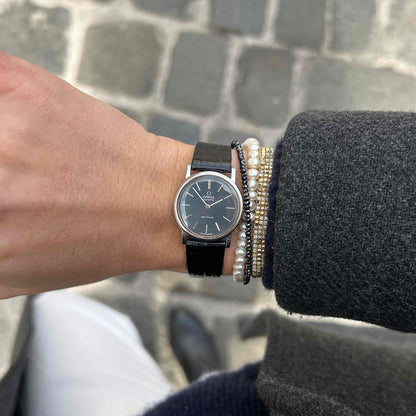 Omega De Ville: Vintage Ladies Watch 80s Stella Blue Dial Quartz