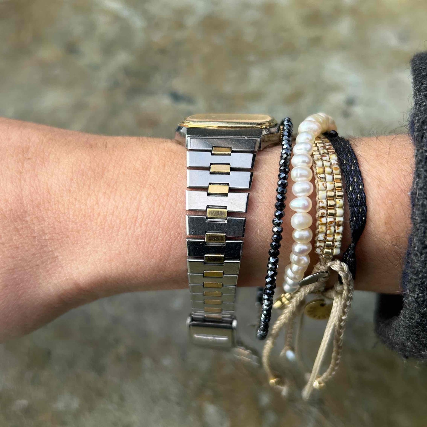 Longines Two-Tone Classic: Dainty Ladies 80s Golden with Champagne Dial