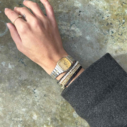 Longines Two-Tone Classic: Dainty Ladies 80s Golden with Champagne Dial