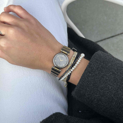 Orient Vintage Watch: 80s Cocktail Ladies Two Tone Small Second