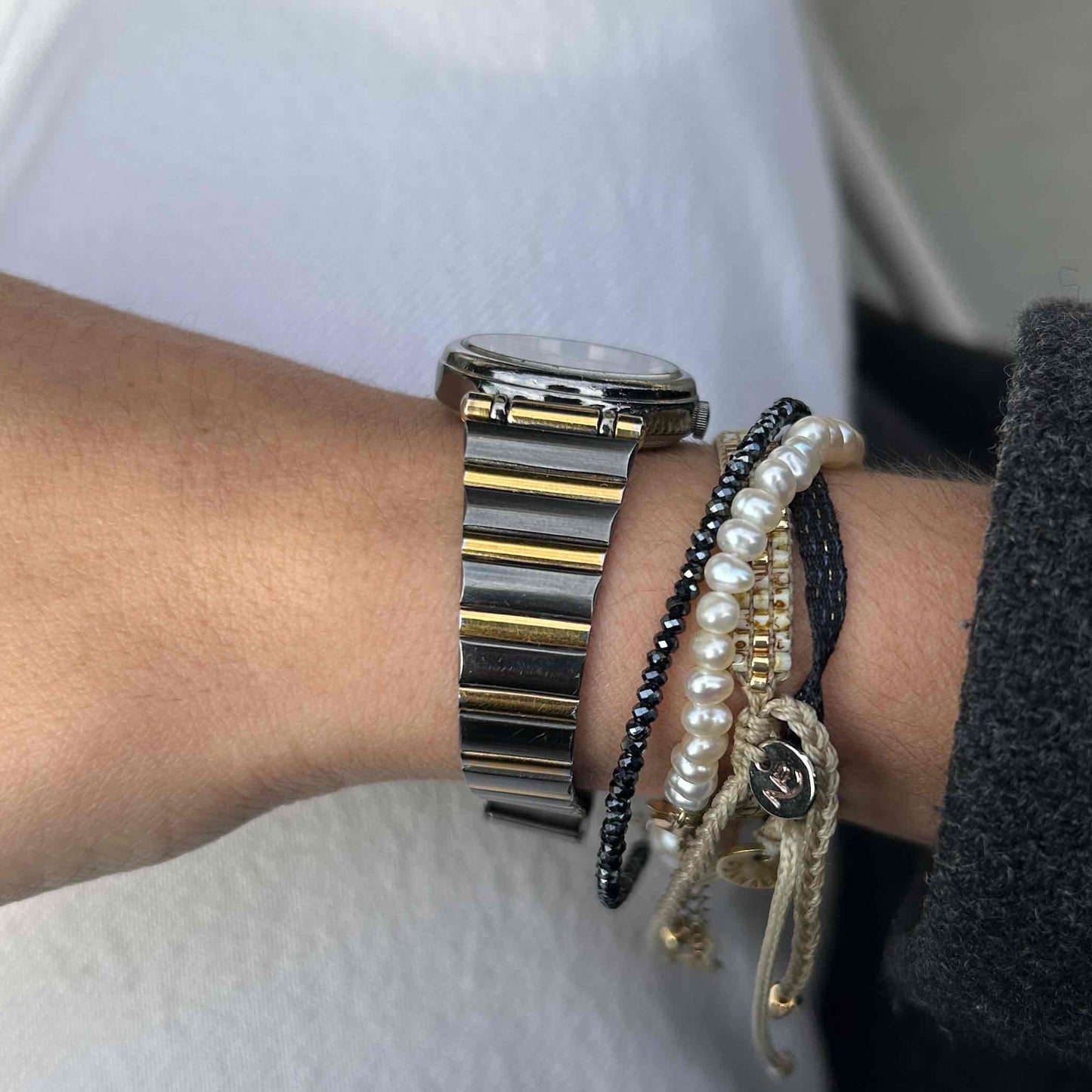 Orient Vintage Watch: 80s Cocktail Ladies Two Tone Small Second