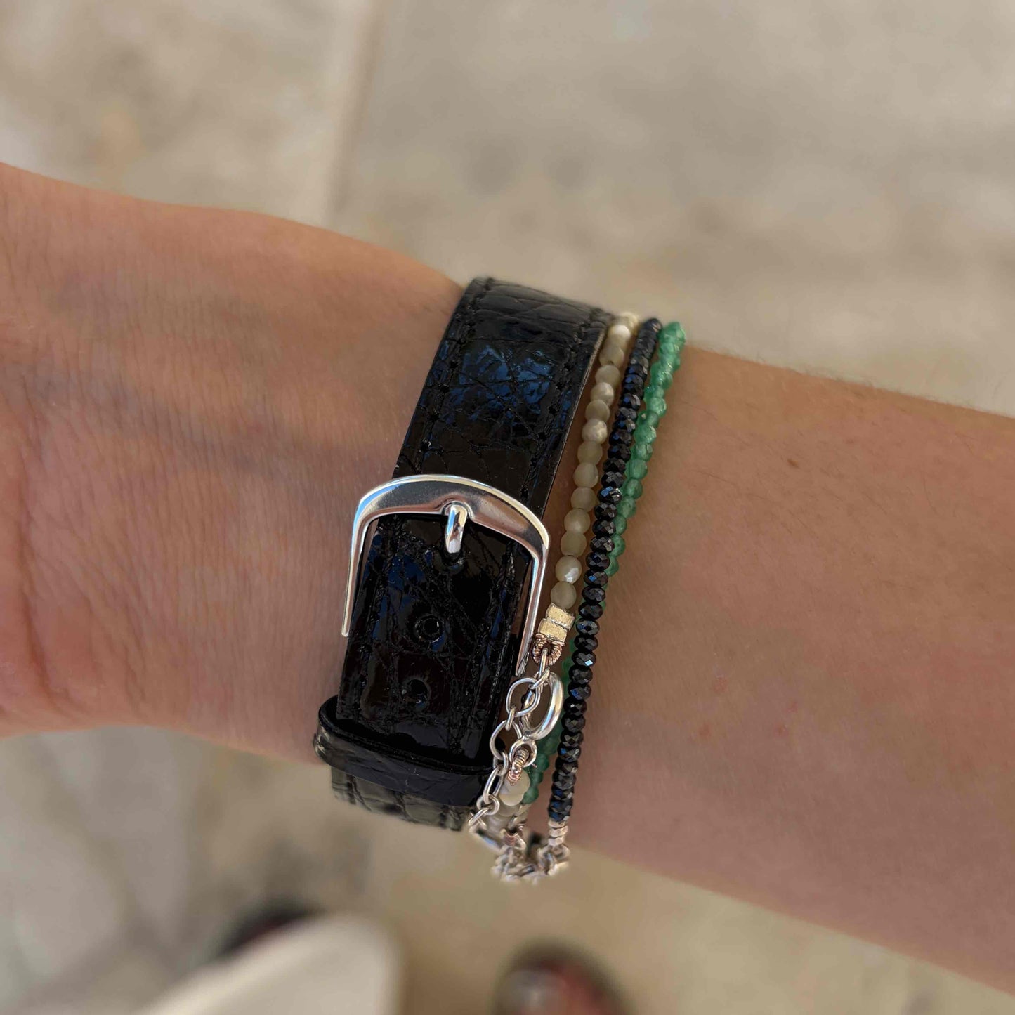 YSL Tank Watch: Vintage Ladies Two-Tone 80s Gold with Stellar Black Dial