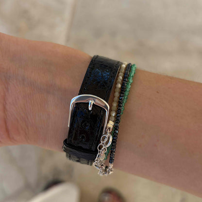 YSL Tank Watch: Vintage Ladies Two-Tone 80s Gold with Stellar Black Dial