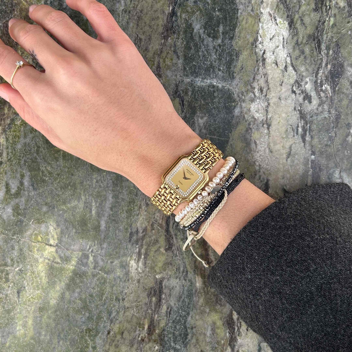 Raymond Weil Fidelio: Vintage Ladies 90s Watch Diamond-Set Dial