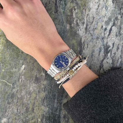 Seiko Vintage Watch: Ladies Automatic 80s Night Blue Dial