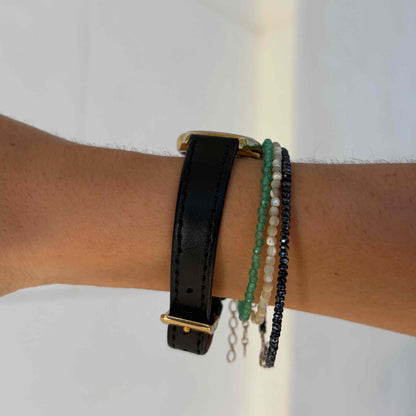 Dugena Cocktail Watch: Ladies Dainty 90s Gold with White Dial