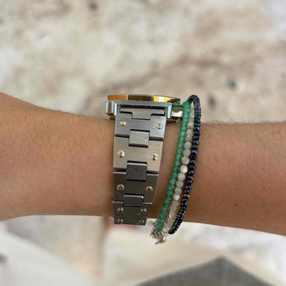 Oriosa Dainty Watch: Ladies 70s Two-Tone Gold with Roman Dial