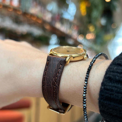Eterna Vintage Watch: Ladies 90s Gold with Roman Dial