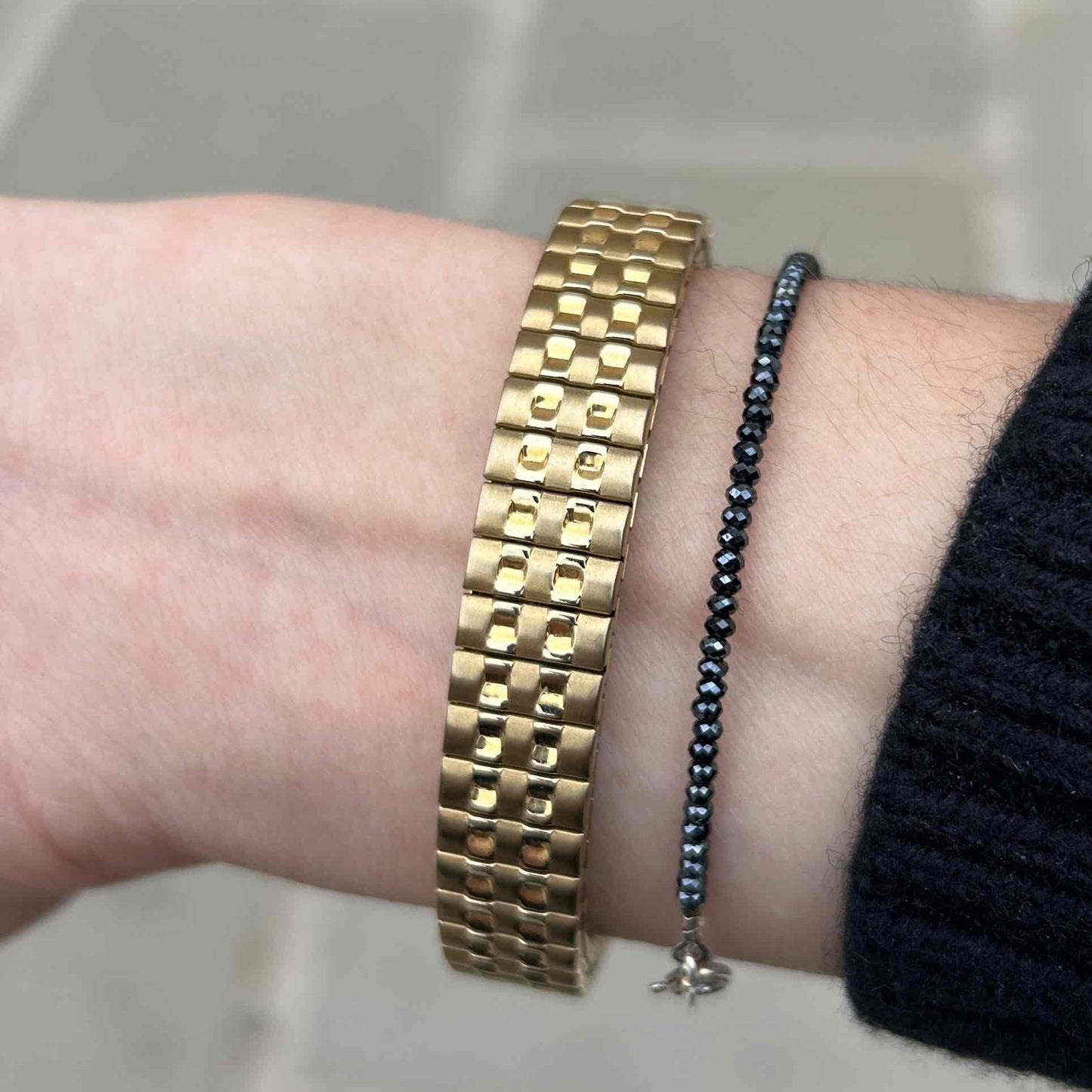 Citizen Ellipse Cocktail: Ladies Vintage Watch 90s Sunburst Dial Flexi Bracelet