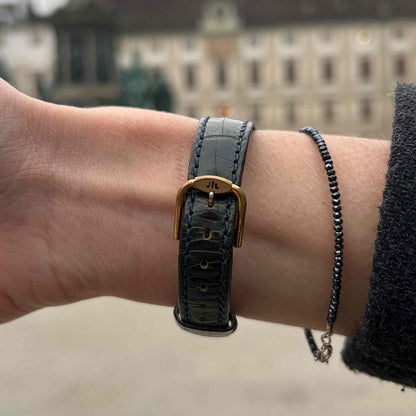 Maurice Lacroix Watch: Vintage Mechanical Ladies 80s Gold Dial