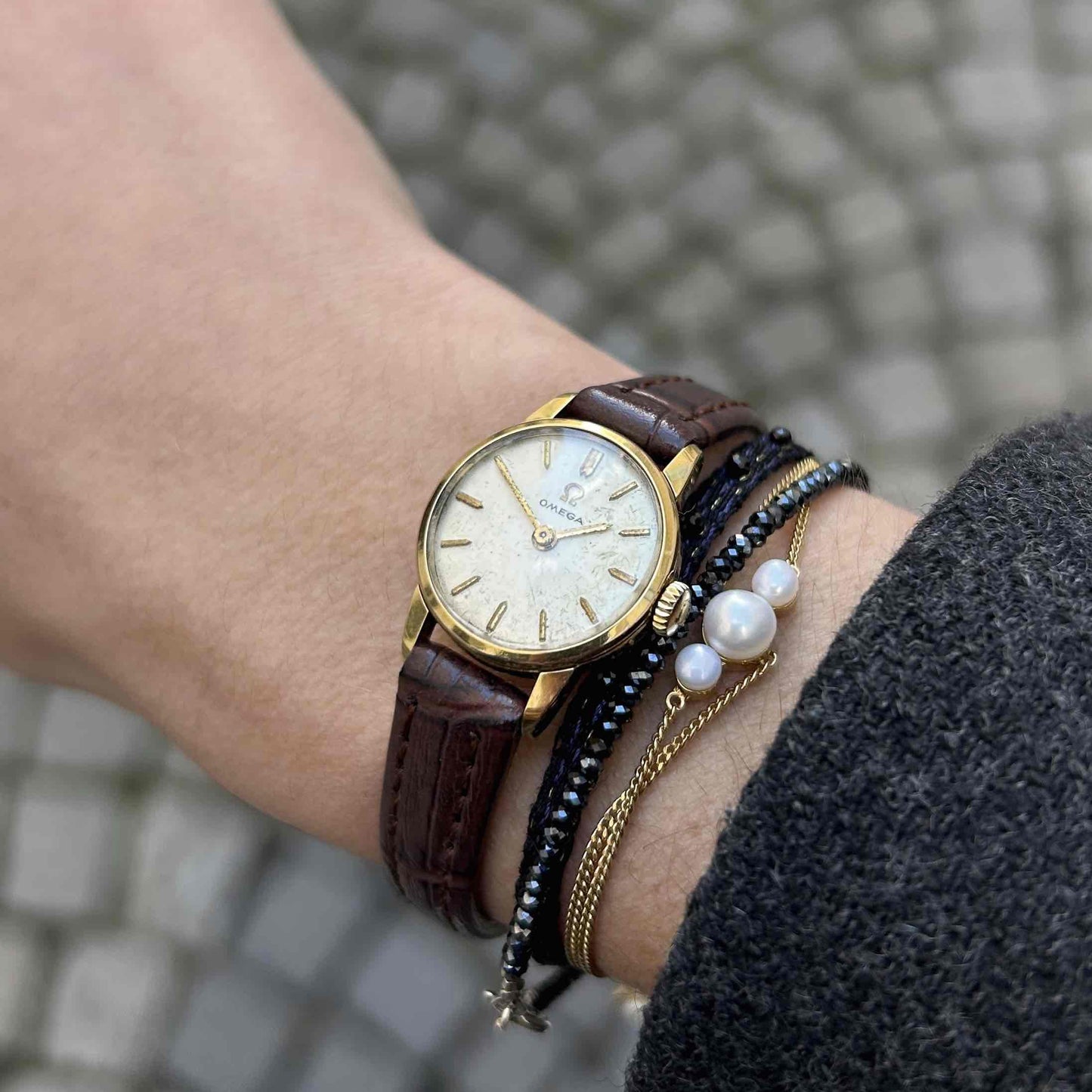 Omega Cocktail Watch: Vintage Ladies 50s Icon Hand-Wound with White Dial