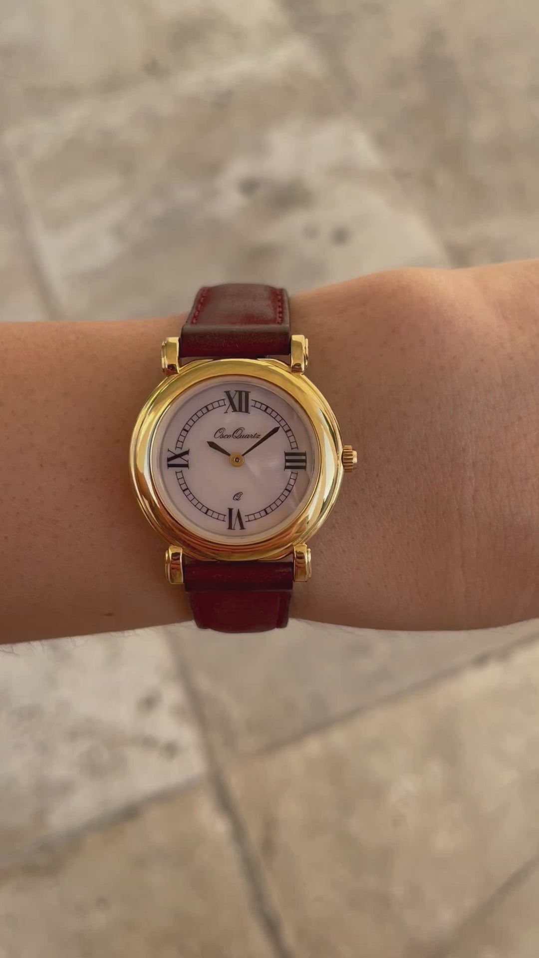 Osco Vintage Ladies Watch, Wrist Shot Video