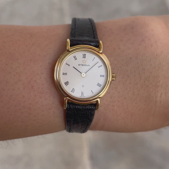 Eterna Vintage Ladies Watch, Wrist Shot Video