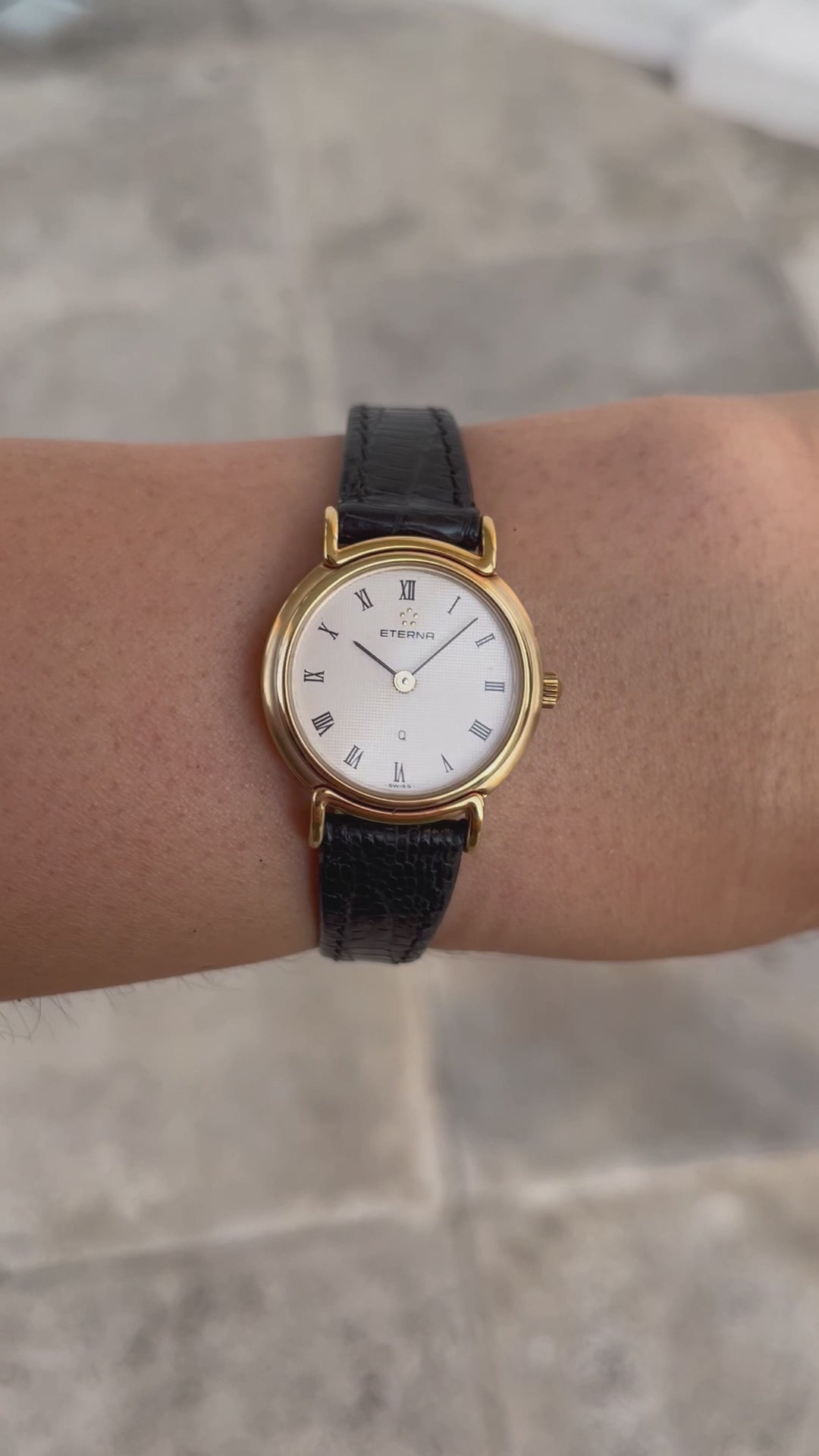 Eterna Vintage Ladies Watch, Wrist Shot Video