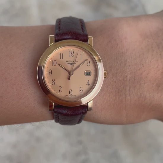 Longines Vintage Ladies Watch, Wrist Shot Video